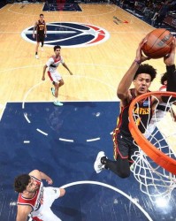 杰伦30+12+12背靠背三双老鹰灭奇才 麦科勒姆28+7三分